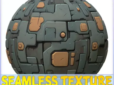 SciFi Seamless Texture Texture 58