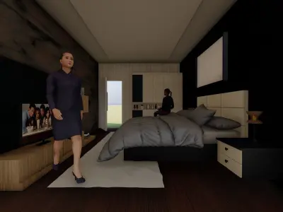 Bedroom Design 3D model