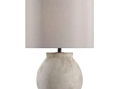 Carmen Concrete Table Lamp 3D model