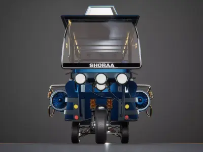 JET E-RIKSHAW 3D model