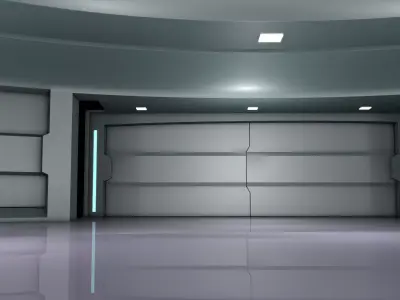 Sci Fi Room Interior 3D model