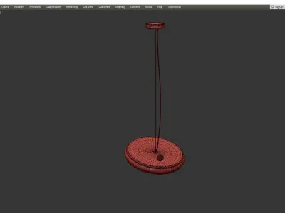 INGEBOR pendant light with circular shape Low-poly 3D model
