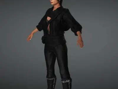 Arabian 3 blender obj Fbx 3D model