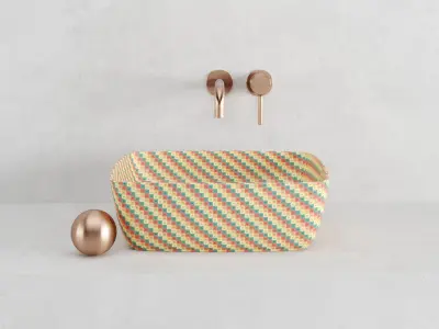 sink ARTIS Villeroy Boch 41x41x13cm 3D model