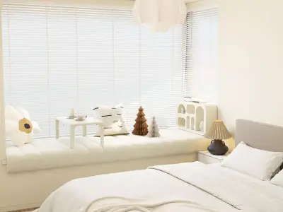 Comfortable bedroom  3D model