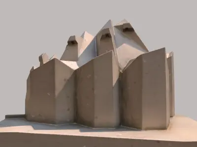 Mariendom Neviges Neviges Dome 3D Model 3D model