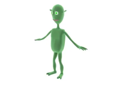  Alien Martian Droid 3D model