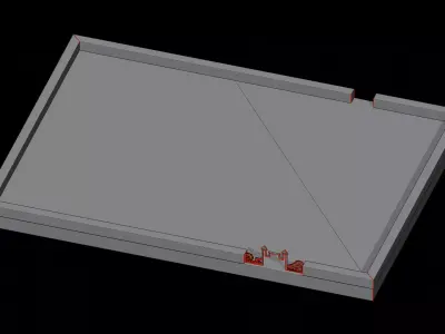 Amusement Park - Ground 1 Low-poly 3D model