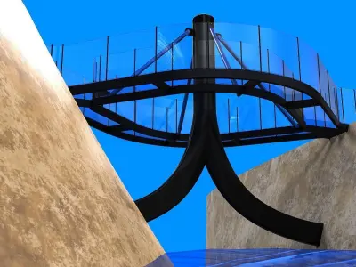 Bridge design Free 3D model