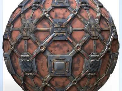 Sci-FI Seamless Texture Texture 11