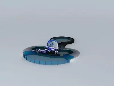 SeaWorld Orlando - Blue Horizons Staduim 3D model