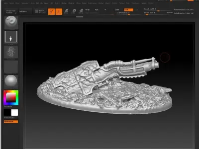 EPIC - ARMAGEDDON titans graveyard set 1 3D print model