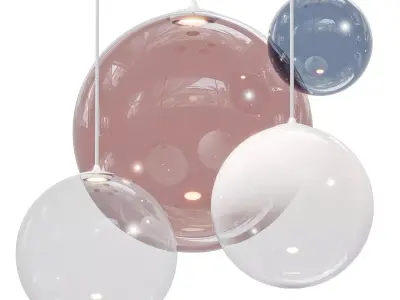 Lodes Random Solo Pendant Lamps 3D model