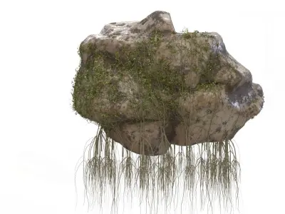 Realistic Giant Rock Ivy 3D  Low-poly 3D model