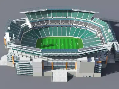 Lincoln Financial Field 3D model