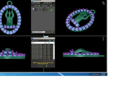 Spiritual Siva Pendant 3D print model