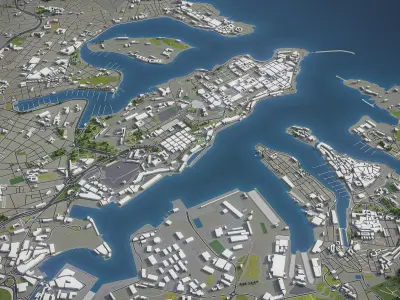Malta  Low-poly 3D model