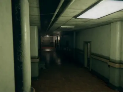 Modular Horror Hospital Pack Low-poly 3D model