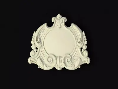 dekor ornate plaque 3D model
