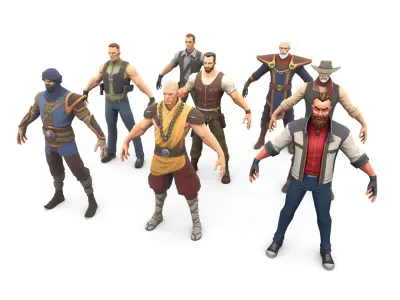  Stylized characters 