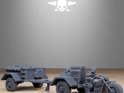 GrimGuard Support Vehicles 3D print model