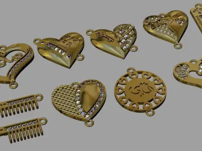 tiny piece of gold 3D print model