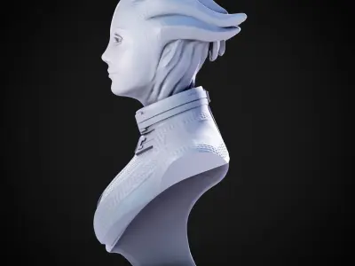 Mass Effect -  Liara TSoni 3D print model