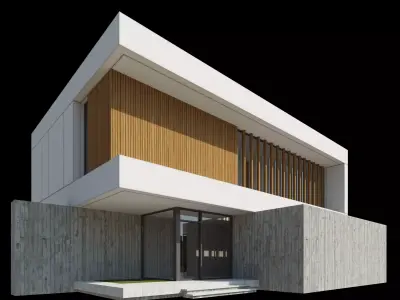 Modern Villa Design 003 3D model