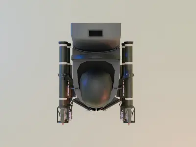 missile skibidi toilet 3D model
