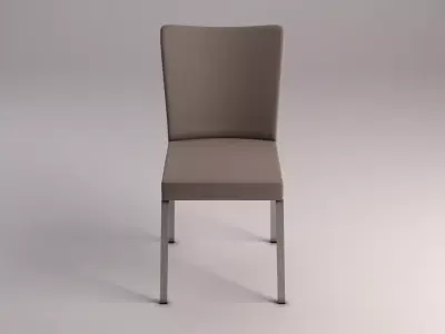 CHAIR---Microfiber and plastic 3D model