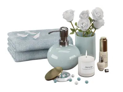 bathroom-accessories-set-3 3D model