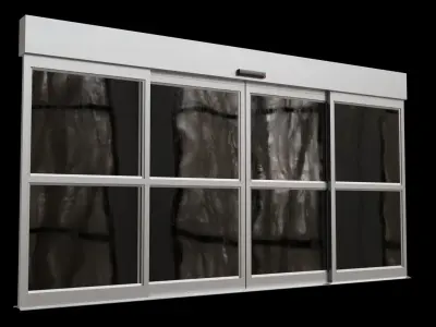 Automatic Sliding Door 3D model