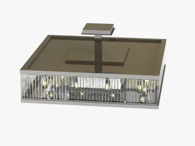 wired custom lighting Hollywood  Square 3D model