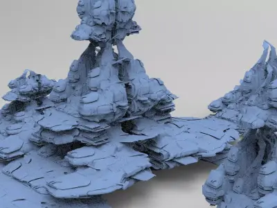Space Roamer Mining laser Architecture 4  designs  3D model
