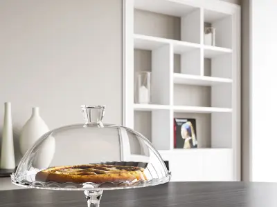 Parisian Living Room interior scene 3D model