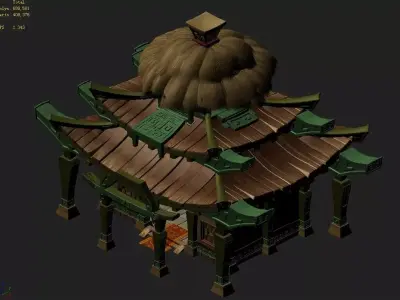 Town House - Main Hall 3D model