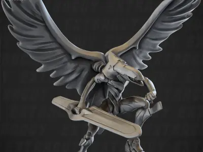 Hot lips White Walkers Diorama Set 130mm 3D print model