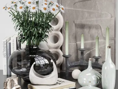 Decorative sets 3D Model Collection 3D Model Pack