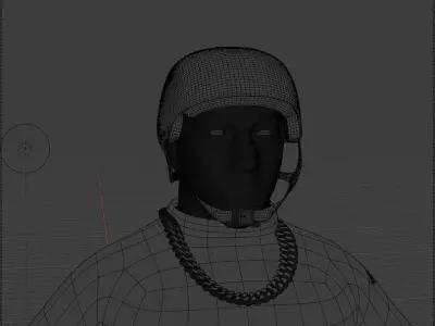 3D NFT BALACLAVA Stylized Character Free low-poly 3D model Free low-poly 3D model