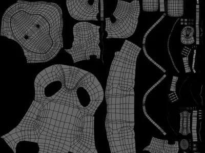 Medic Dog - DrZarkov Low-poly 3D model