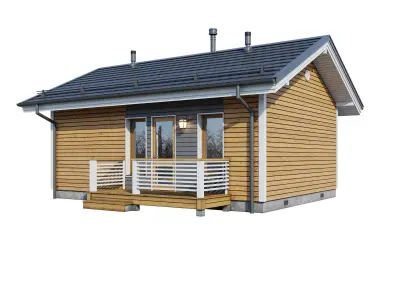 Alpine House Serenity 3D model