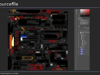 Spaceship Civilian Ship Collection III 3D Model Pack