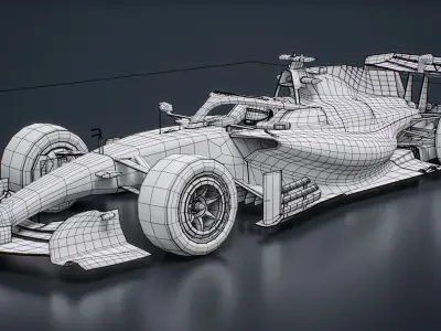  Red F1 Team 2026 Formula 1 Race Car 