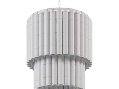 Tyrell Multi Tier Pendant By Hudson Valley Lighting 3D model
