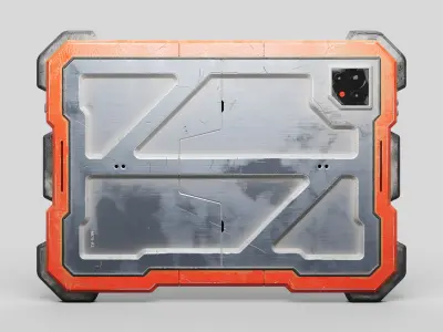 Cyber Scifi Tablet 3D model