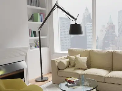 Tolomeo Mega Floor Lamp Low-poly 3D model