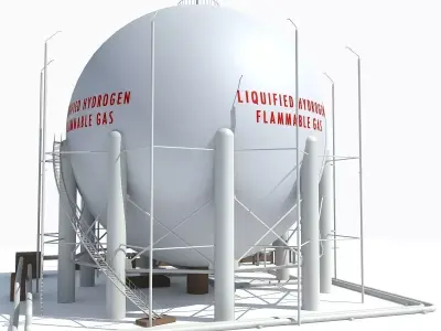 Hydrogen Storage 3D model