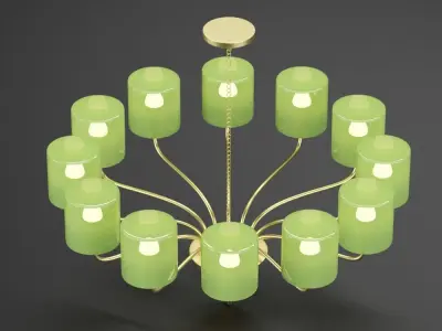 Chandelier 1708 3D model