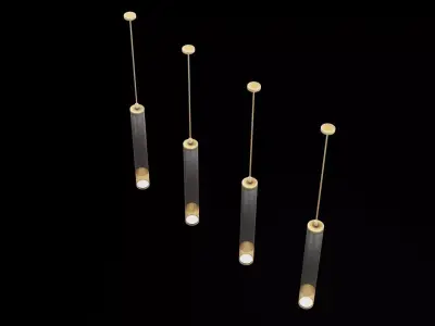 Modern Hanging Lamps Low-poly 3D model