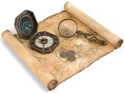 Ancient Treasure Hunter Kit 2 3D model